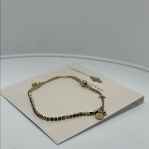 LC Lauren Conrad Rainbow Cupchain Pull Tie Nickel
Free Bracelet